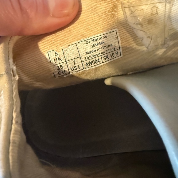 Dr Martens Jemima San Diego Coronet Blue+Tan Women's leather boots size US  7 - Picture 6 of 9